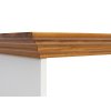 Komoda BELLUNO Elegante 4D z masívu biela-dub