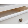 Komoda BELLUNO Elegante 4D z masívu biela-dub