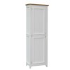 Skriňa PROVENCE W1P z masivu so šatníkovou tyčou biela