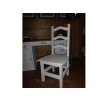 Rustikální židle SWEET HOME SIL04 (Barevné provedení Bílá - ořech lak)