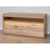 Dubový TV stolík DIVISIONE malý
