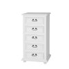 Rustikálna komoda WHITE HOME Slim COM109