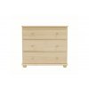 Komoda z masívu Šumava KN13 š.100 cm (Barevné provedení Přírodní, Hĺbka 42 cm)