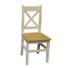 Jedálenská stolička Provence KR25 z masivu krémový odtieň