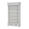 Rustikálna knižnica WHITE HOME REG03