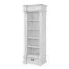 Rustikálna knižnica WHITE HOME REG04