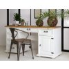 Rustikálny písací stôl WHITE HOME BIK03