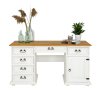 Rustikálny písací stôl WHITE HOME BIK03