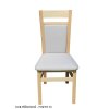 Buková jedálenská stolička KAMIL 2 lakovaná