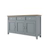 Komoda PROVENCE K3P z masívu sivomodrá