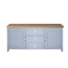 Komoda PROVENCE K10P z masívu sivomodrá