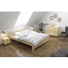Manželská posteľ z masívu BARBORA