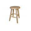 Taburet z masivu okrúhlý MET TAB01
