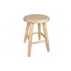 Taburet z masivu okrúhlý MET TAB01