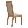 Dubová jedálenská stolička OSLO lak