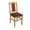 Jedálenská stolička z masívu PALOMA 2 KRZ11 čalúnená