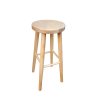 Bukový barový taburet MET z masívu