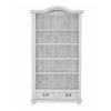 Rustikálna knižnica WHITE HOME REG05