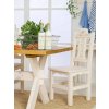 Rustikálny jedálenský stôl WHITE HOME MES16 nohy v tvare X
