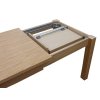 Dubový jedálenský rozkladací stôl INSYGNATA olejovaný NA SKLADE (Rozměr stolu 120-170/90 cm)