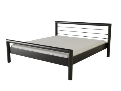 kovová postel London (Povrchová úprava strieborná RAL 9006, Rozmer ložnej plochy 80 x 200 cm)