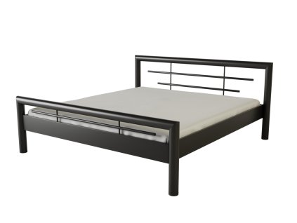 Kovová postel ROSE (Povrchová úprava strieborná RAL 9006, Rozmer ložnej plochy 80 x 200 cm)