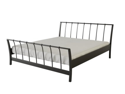 Kovová postel Merry (Povrchová úprava strieborná RAL 9006, Rozmer ložnej plochy 80 x 200 cm)