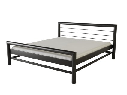Kovová postel MANCHESTER (Povrchová úprava strieborná RAL 9006, Rozmer ložnej plochy 80 x 200 cm)