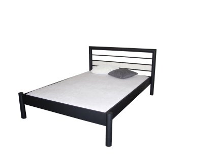 kovová postel London 2 (Povrchová úprava strieborná RAL 9006, Rozmer ložnej plochy 80 x 200 cm)