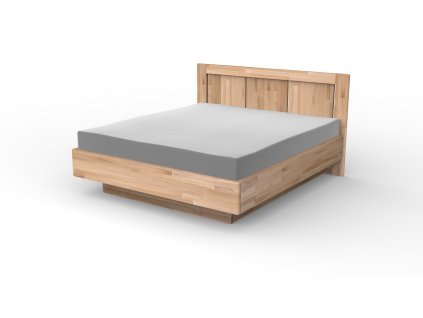 Masivní postel VENUS (BUK, DUB) (Drevo a odstín oleje DUB Cink - Olej odtieň DO206, Rozmer spacej plochy 240x200)