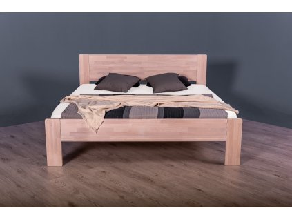 7608 masivni postel alexia drevo a odstin oleje buk cink olejovani prirodni rozmer spaci plochy 140x200
