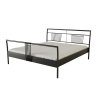 Kovová postel TEK 1 (Povrchová úprava základná (biela, čierna, strieborná 9006), Rozmer ložnej plochy 80x200 cm)