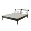 Kovová postel BELLA (Povrchová úprava strieborná RAL 9006, Rozmer ložnej plochy 80 x 200 cm)