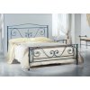 Kovová postel DAGMAR (Povrchová úprava strieborná RAL 9006, Rozmer ložnej plochy 80 x 200 cm)