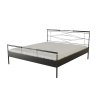 Kovová postel KELLY (Povrchová úprava strieborná RAL 9006, Rozmer ložnej plochy 80 x 200 cm)