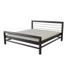 Kovová postel MANCHESTER (Povrchová úprava strieborná RAL 9006, Rozmer ložnej plochy 80 x 200 cm)