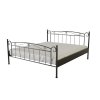 Kovová postel VIKTORIE (Povrchová úprava strieborná RAL 9006, Rozmer ložnej plochy 80 x 200 cm)