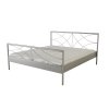 Kovová postel Bow (Povrchová úprava strieborná RAL 9006, Rozmer ložnej plochy 160 x 200 cm)