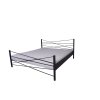 Kovová postel LINE (Povrchová úprava strieborná RAL 9006, Rozmer ložnej plochy 180 x 200 cm)