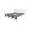 Kovová postel BARS (Povrchová úprava strieborná RAL 9006, Rozmer ložnej plochy 90 x 200 cm)