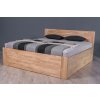 Postel ALEXIA BOX (BUK, DUB) (Materiál Dub Cink, Povrchová úprava Olej odtieň 206, Specifikace 90x200)