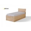 Postel ALEXIA BOX (BUK, DUB) (Materiál Dub Cink, Povrchová úprava Olej odtieň 206, Specifikace 90x200)