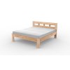Masivní postel INA (BUK, DUB) (Drevo a odstín oleje DUB Cink - Olej odtieň DO206, Rozmer spacej plochy 240x200)
