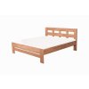 Masivní postel TAMARA (BUK, DUB) (Drevo a odstín oleje DUB Cink - Olej odtieň DO206, Rozmer spacej plochy 240x200)
