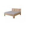 Masivní postel RUMBA (BUK, DUB) (Drevo a odstín oleje DUB Cink - Olej odtieň DO206, Rozmer spacej plochy 240x200)