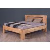 Masivní postel TANGO (BUK, DUB) (Drevo a odstín oleje DUB Cink - Olej odtieň DO206, Rozmer spacej plochy 240x200)