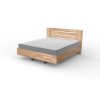 Masivní postel PEGAS (BUK, DUB) (Drevo a odstín oleje DUB Cink - Olej odtieň DO206, Rozmer spacej plochy 240x200)