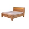 Masivní postel IMPERIAL (BUK, DUB) (Drevo a odstín oleje DUB Cink - Olejovanie prírodné, Rozmer spacej plochy 240x200)