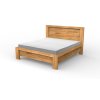Masivní postel IMPERIAL (BUK, DUB) (Drevo a odstín oleje DUB Cink - Olejovanie prírodné, Rozmer spacej plochy 240x200)