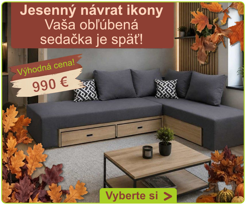 Jesenná novinka Sedačka Elien